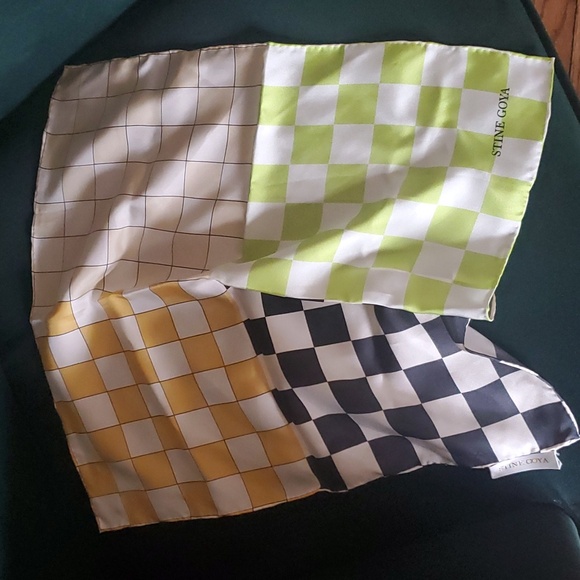 STINE GOYA Tilda scarf - checks - Picture 2 of 3